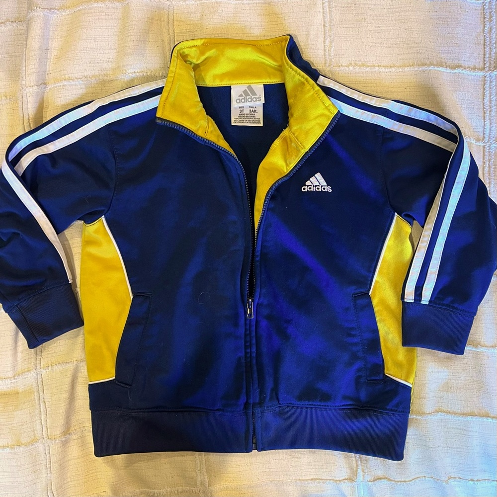 Adidas zip up jacket size 3T